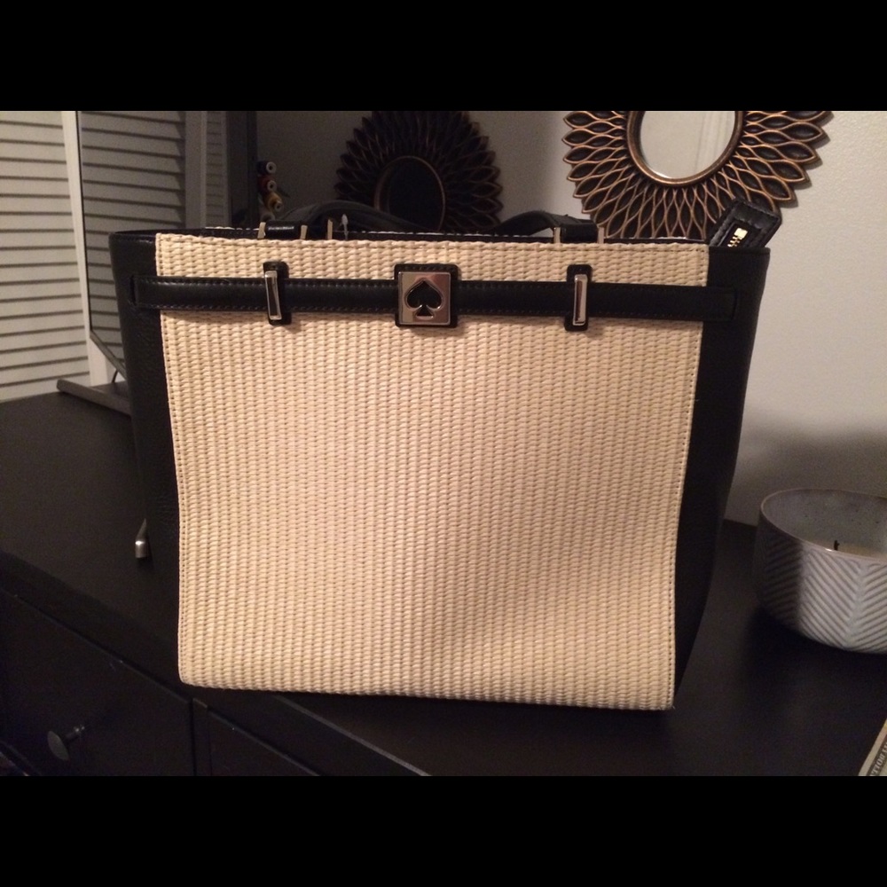BRAND NEW Kate Spade Straw Purse